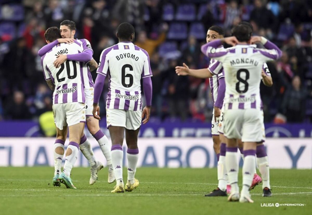 Partido disputado entre el Real Valladolid y la SD Amorebieta.  / LALIGA