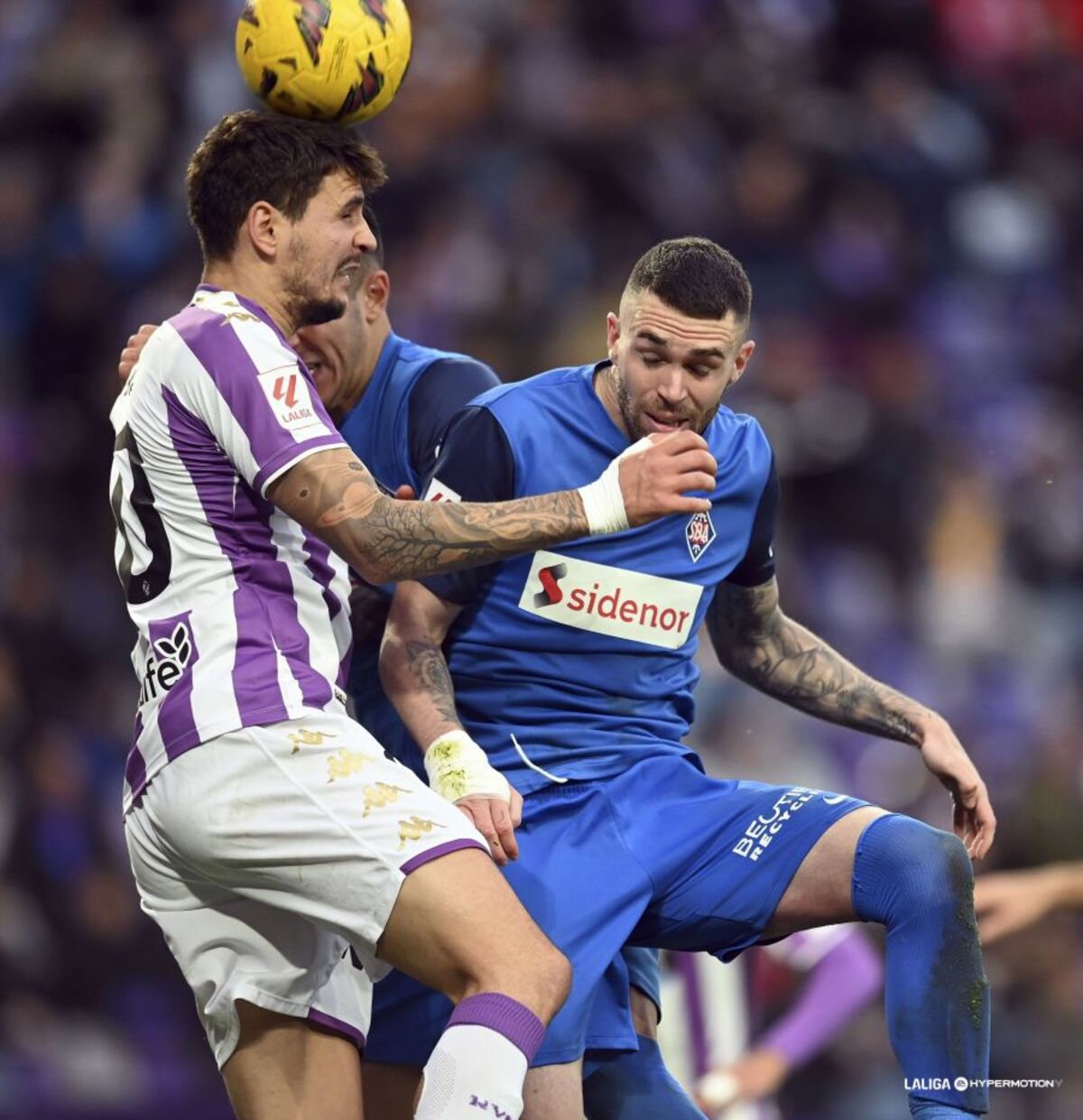 Partido disputado entre el Real Valladolid y la SD Amorebieta.  / LALIGA