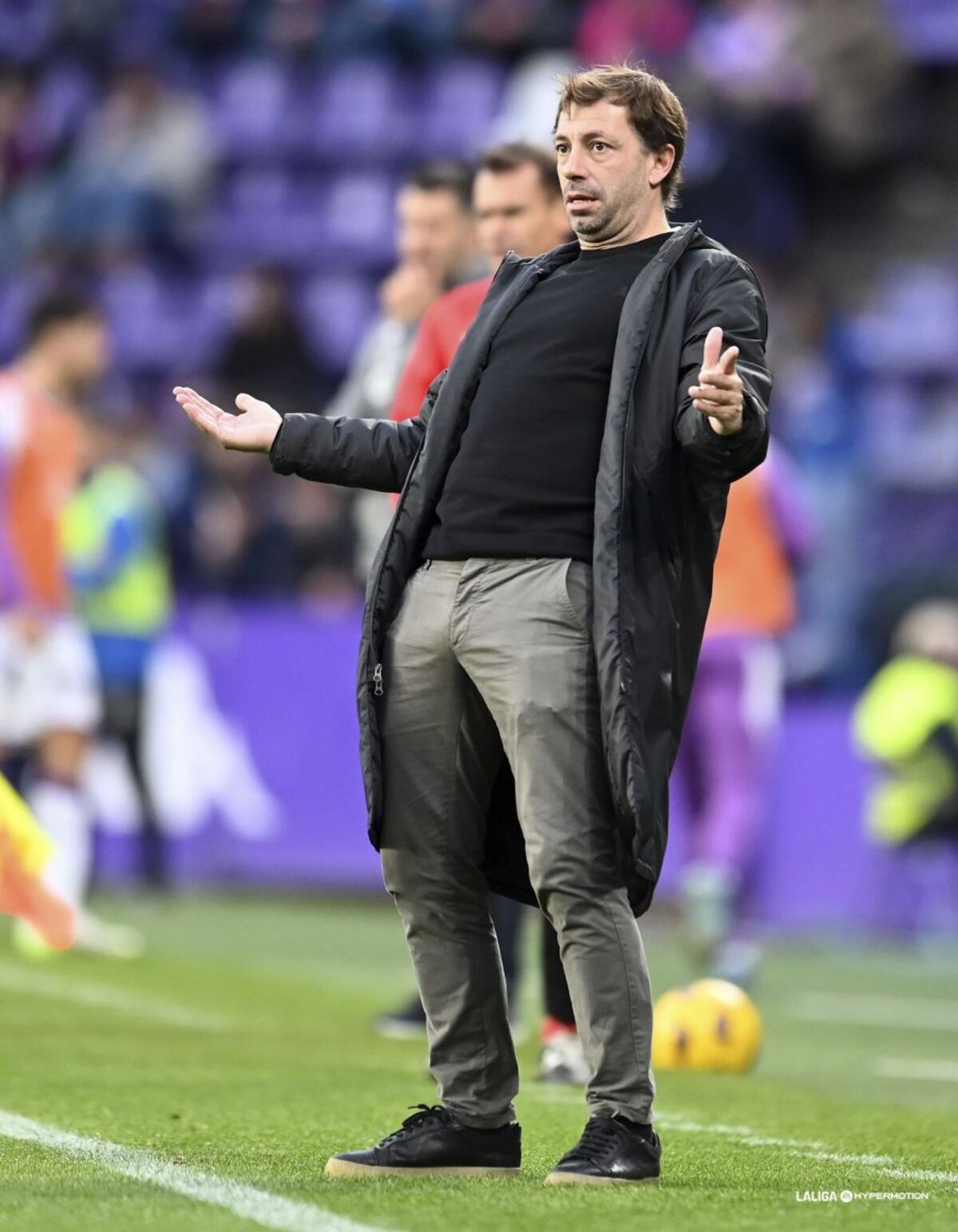 Partido disputado entre el Real Valladolid y la SD Amorebieta.  / LALIGA