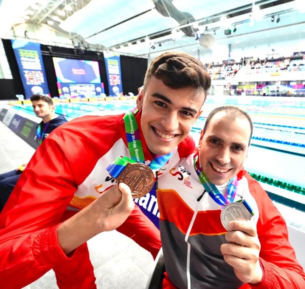 Luis Huerta logra su primer metal mundialista, con el tercer puesto en los 200 libres.