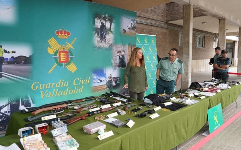 Presentación de la operación de la Guardia Civil.  / ICAL