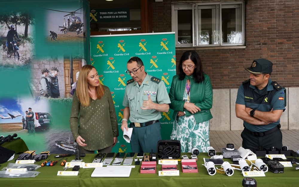 Presentación de la operación de la Guardia Civil.  / ICAL