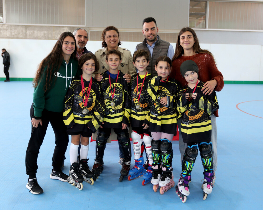 Imagen de la quinta jornada y clausura del Campeonato Escolar de Hockey Línea.  / MONTSE.ALVAREZ