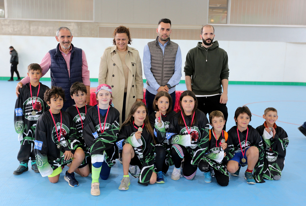 Imagen de la quinta jornada y clausura del Campeonato Escolar de Hockey Línea.  / MONTSE.ALVAREZ