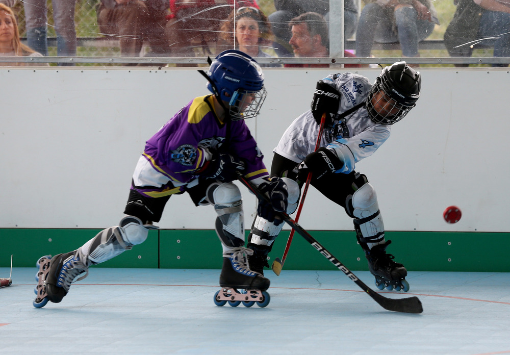 Imagen de la quinta jornada y clausura del Campeonato Escolar de Hockey Línea.  / MONTSE.ALVAREZ