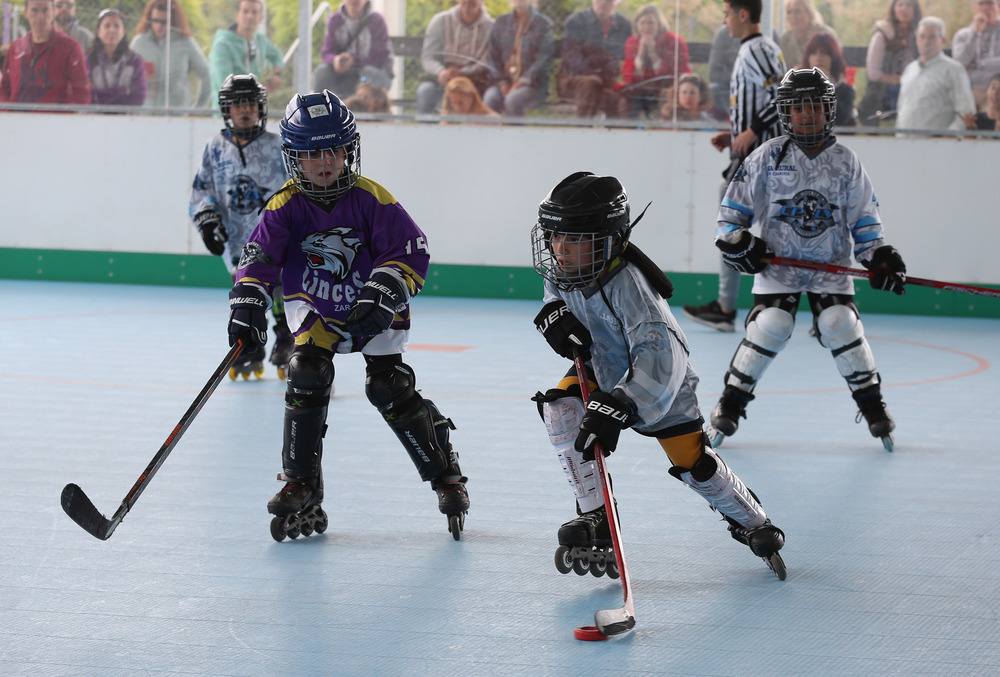 Imagen de la quinta jornada y clausura del Campeonato Escolar de Hockey Línea.  / MONTSE.ALVAREZ