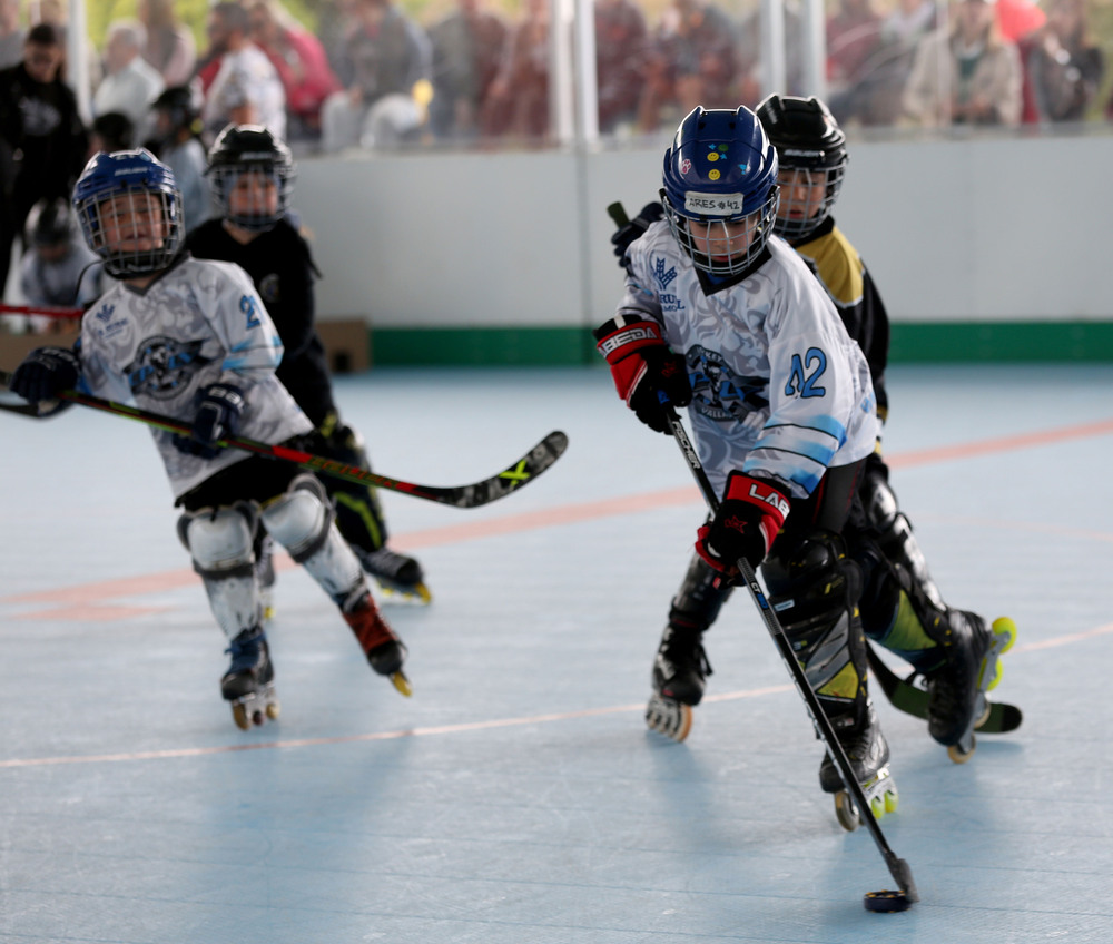 Imagen de la quinta jornada y clausura del Campeonato Escolar de Hockey Línea.  / MONTSE.ALVAREZ