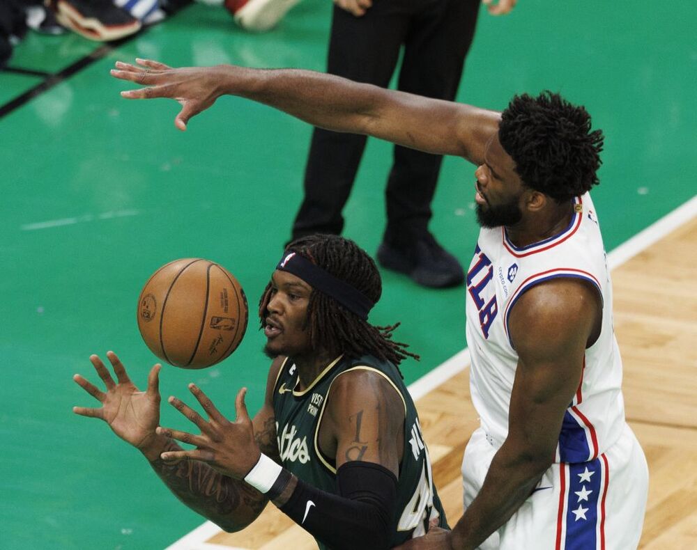 NBA Playoffs - Philadelphia 76ers at Boston Celtics  / CJ GUNTHER