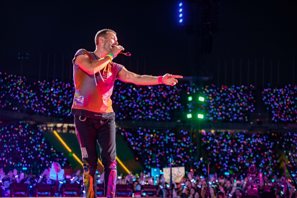 Coldplay comienza su gira de conciertos en Barcelona  / KIKE RINCÓN