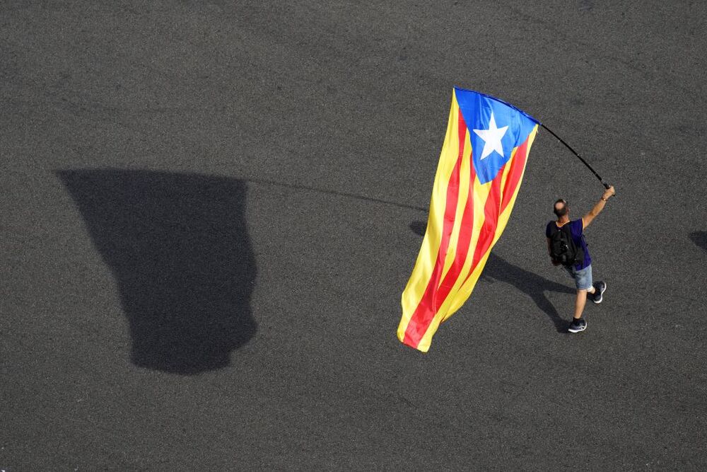 Manifestación independentista por la Diada del 11 de septiembre  / ALEJANDRO GARCÍA