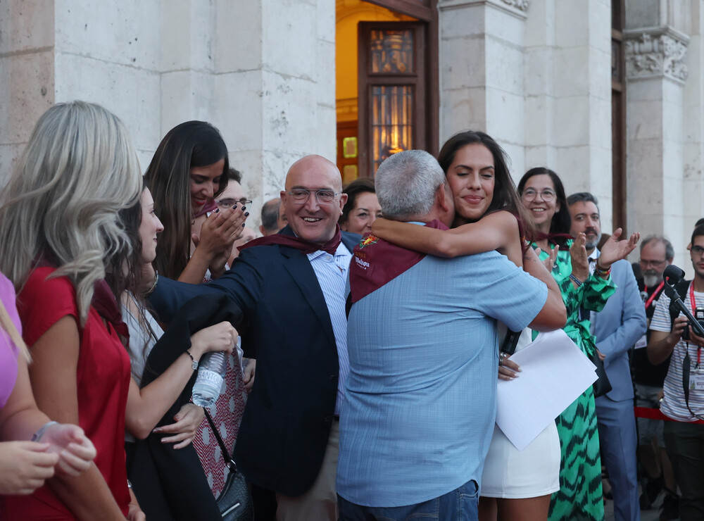 Imagen del Pregón de la Feria y Fiestas de la Virgen de San Lorenzo 2023.  / J.C. CASTILLO