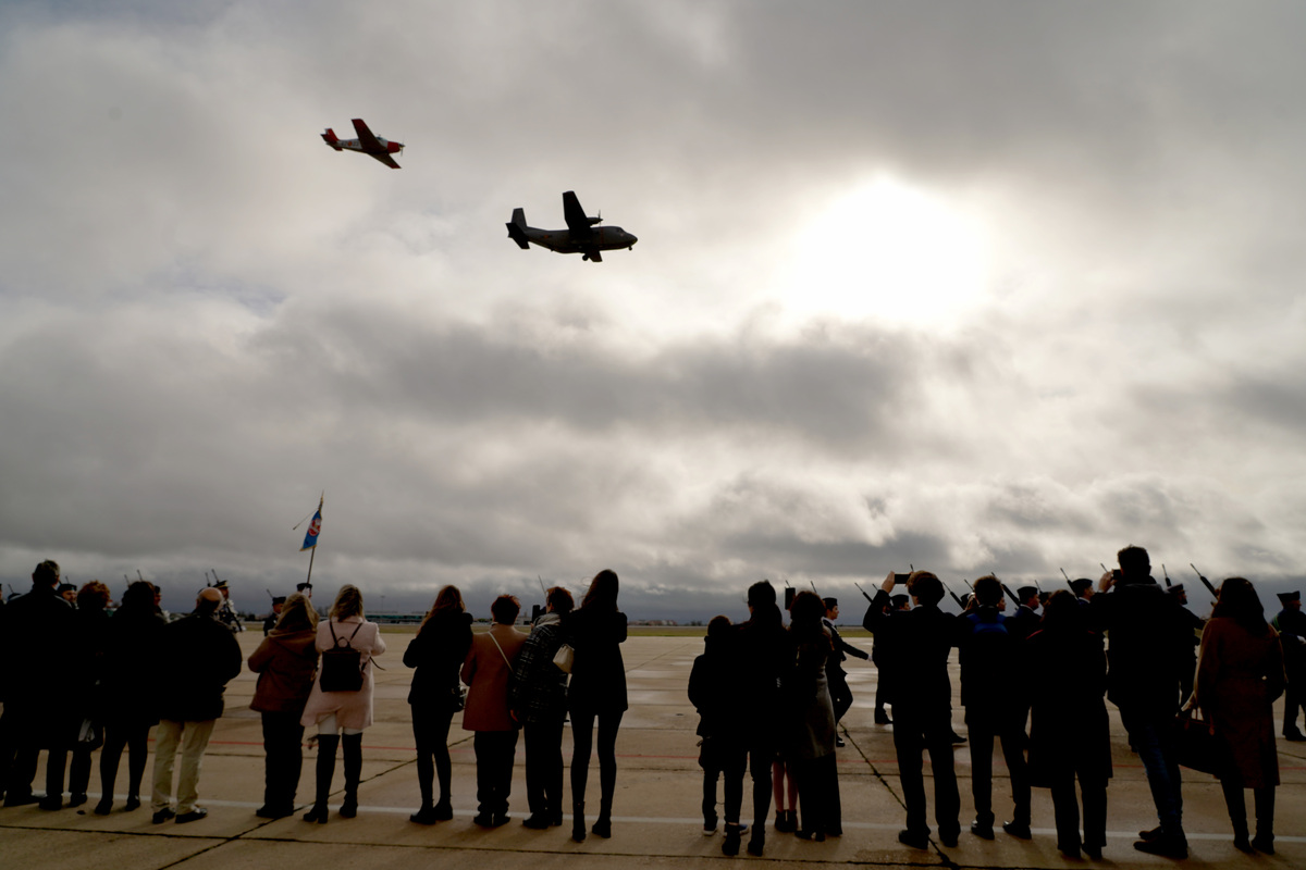 Celebración de la festividad de la Virgen de Loreto, patrona del Ejército del Aire.  / ICAL