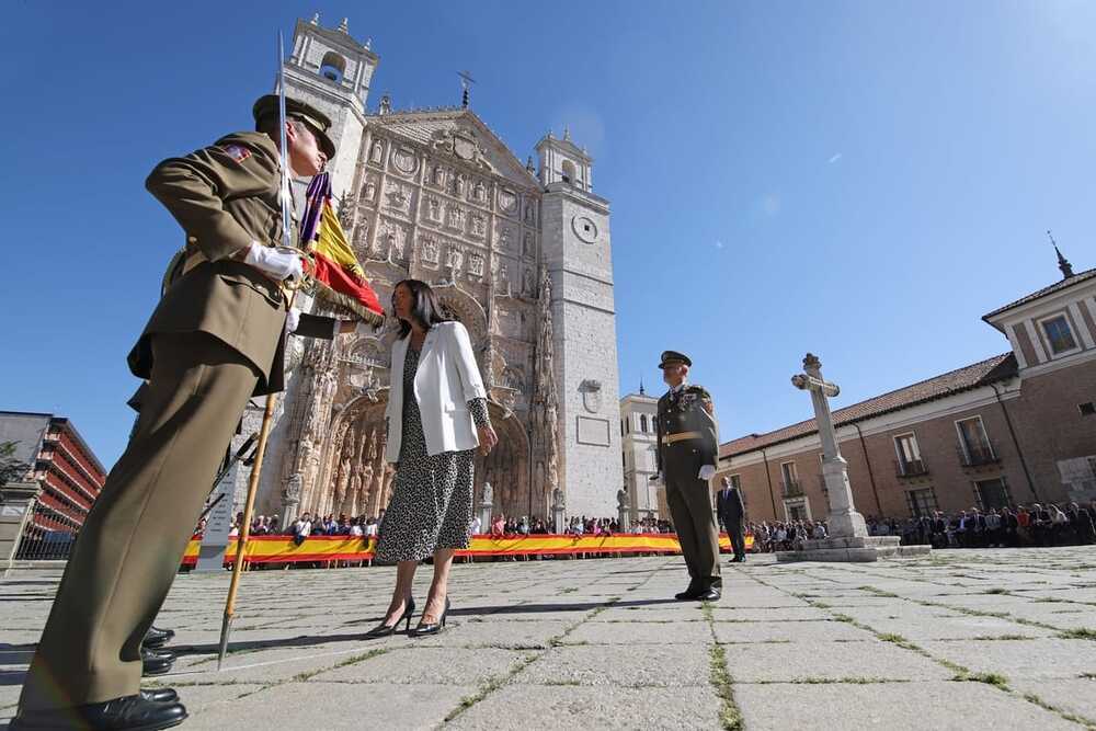 Jura de Bandera para personal civil en Valladolid.  / JAVIER LAZAGABASTER