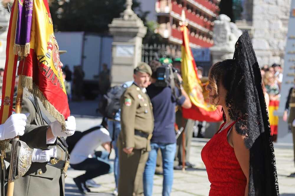 Jura de Bandera para personal civil en Valladolid.  / JAVIER LAZAGABASTER