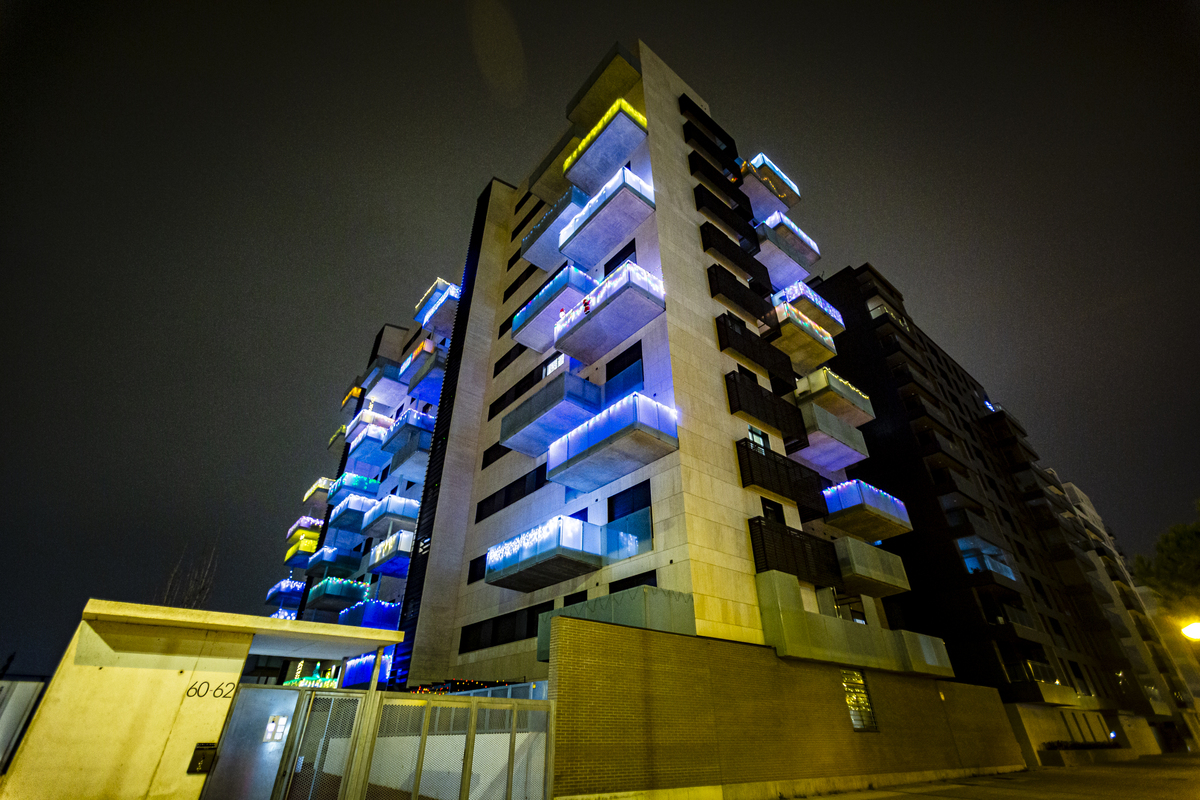 Iluminación navideña en Valladolid.  / JONATHAN TAJES