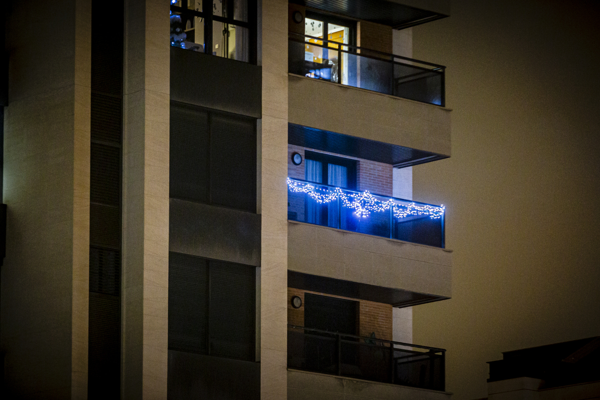 Iluminación navideña en Valladolid.  / JONATHAN TAJES