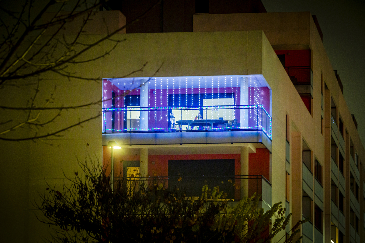 Iluminación navideña en Valladolid.  / JONATHAN TAJES