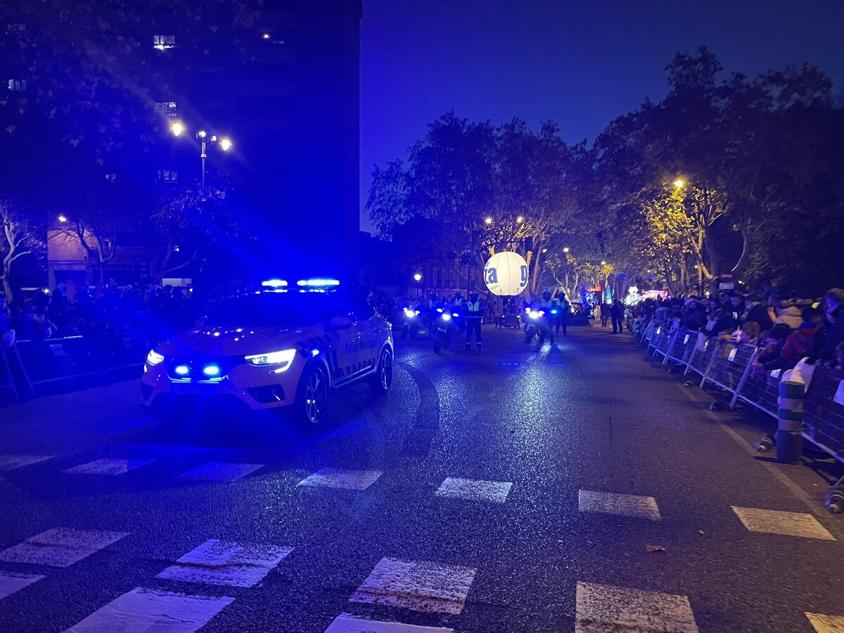 Papá Noel recorre las calles de Valladolid .  / El Día de Valladolid