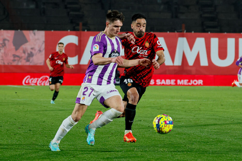 Fresneda, en el Mallorca-Real Valladolid.  / EFE