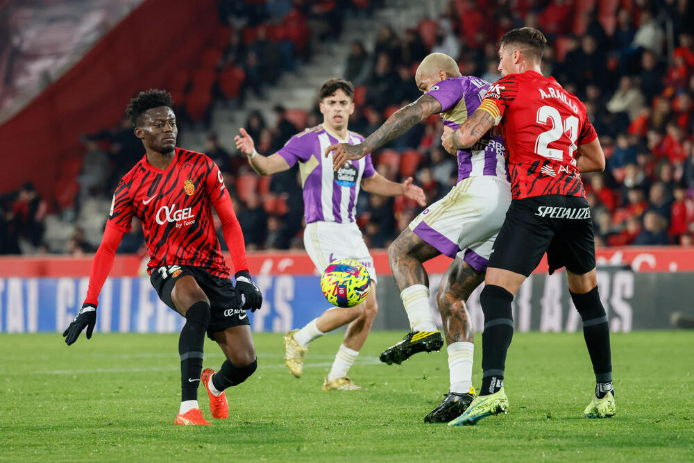 Imagen del Mallorca-Real Valladolid.  / EFE