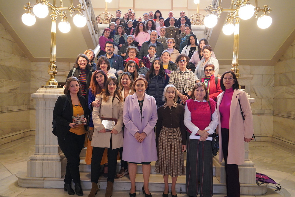 Acto institucional en el Ayuntamiento de Valladolid con motivo Día Internacional de la Mujer.