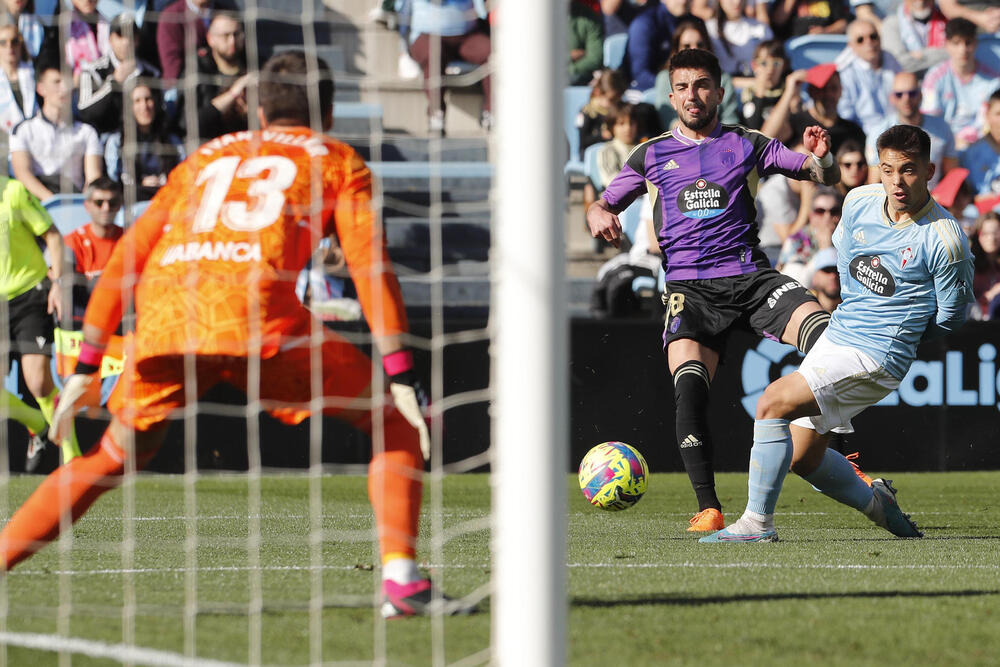 Imagen del Celta-Real Valladolid.