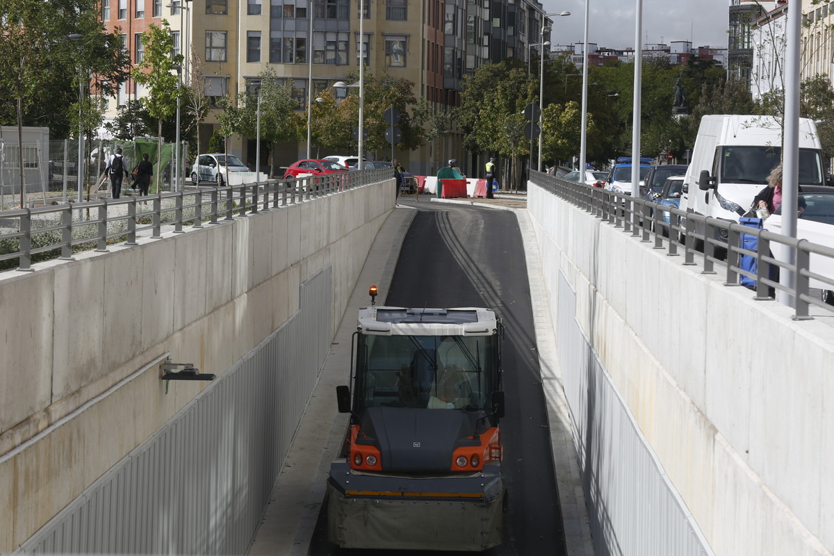 Cierre de túnel de Paraderos por trabajos de asfaltado 