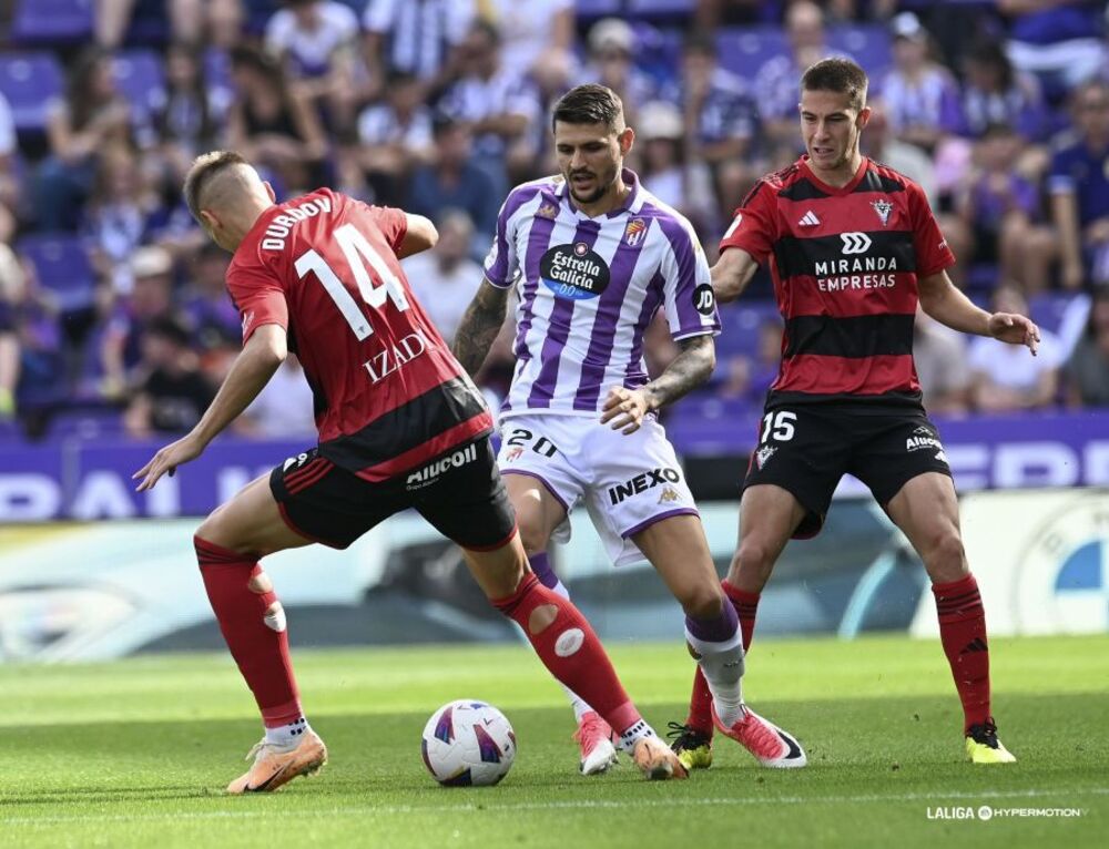 Imagen del Real Valladolid-Mirandés.  / LALIGA