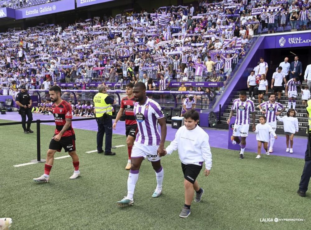 Imagen del Real Valladolid-Mirandés.  / LALIGA