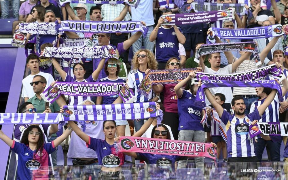 Imagen del Real Valladolid-Mirandés.  / LALIGA