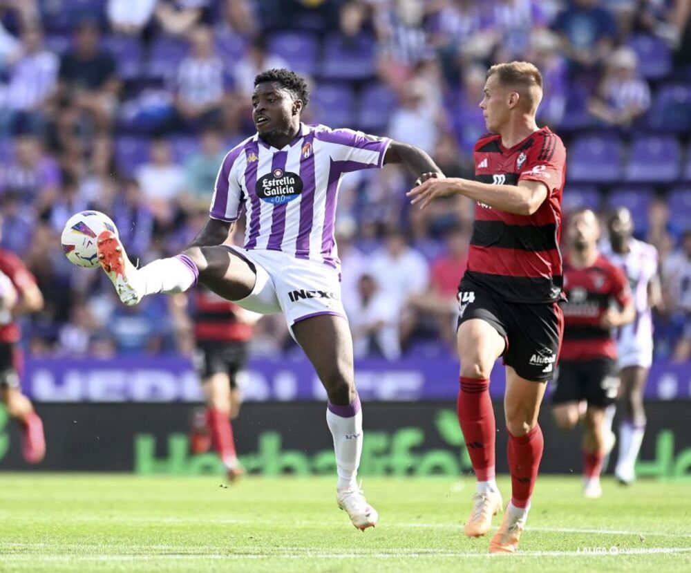 Imagen del Real Valladolid-Mirandés.  / LALIGA