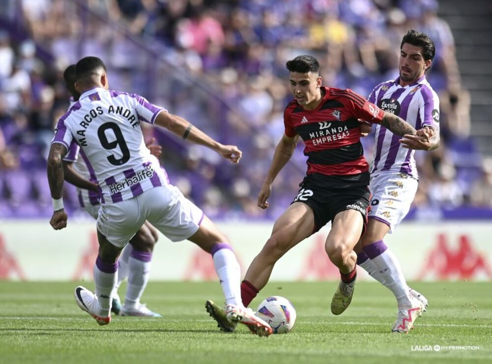 Imagen del Real Valladolid-Mirandés.  / LALIGA