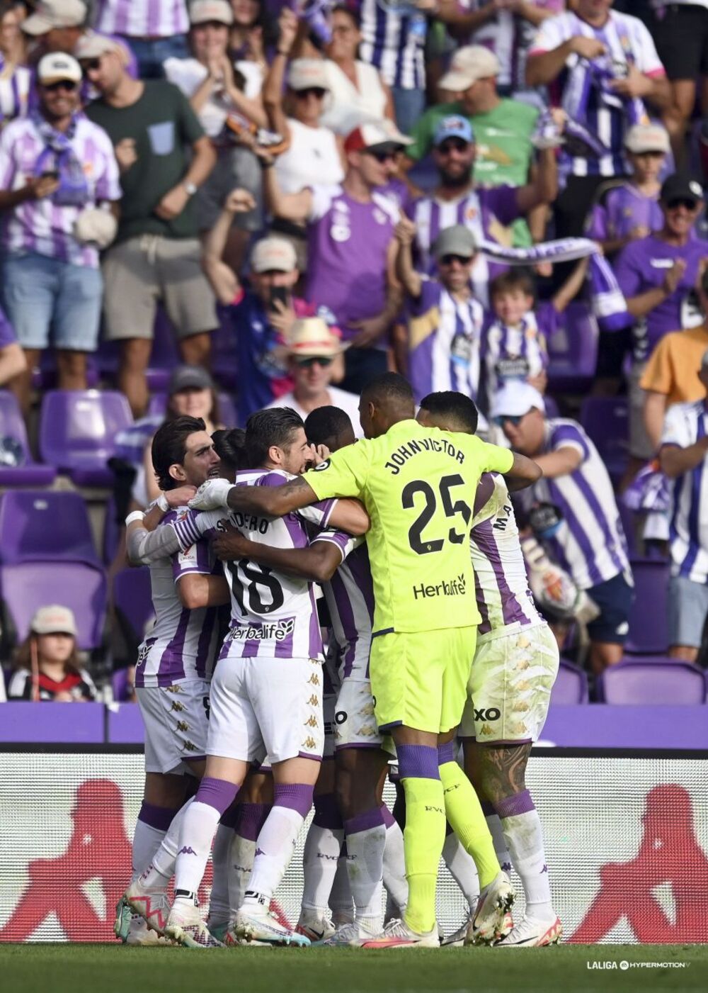 Imagen del Real Valladolid-Mirandés.  / LALIGA