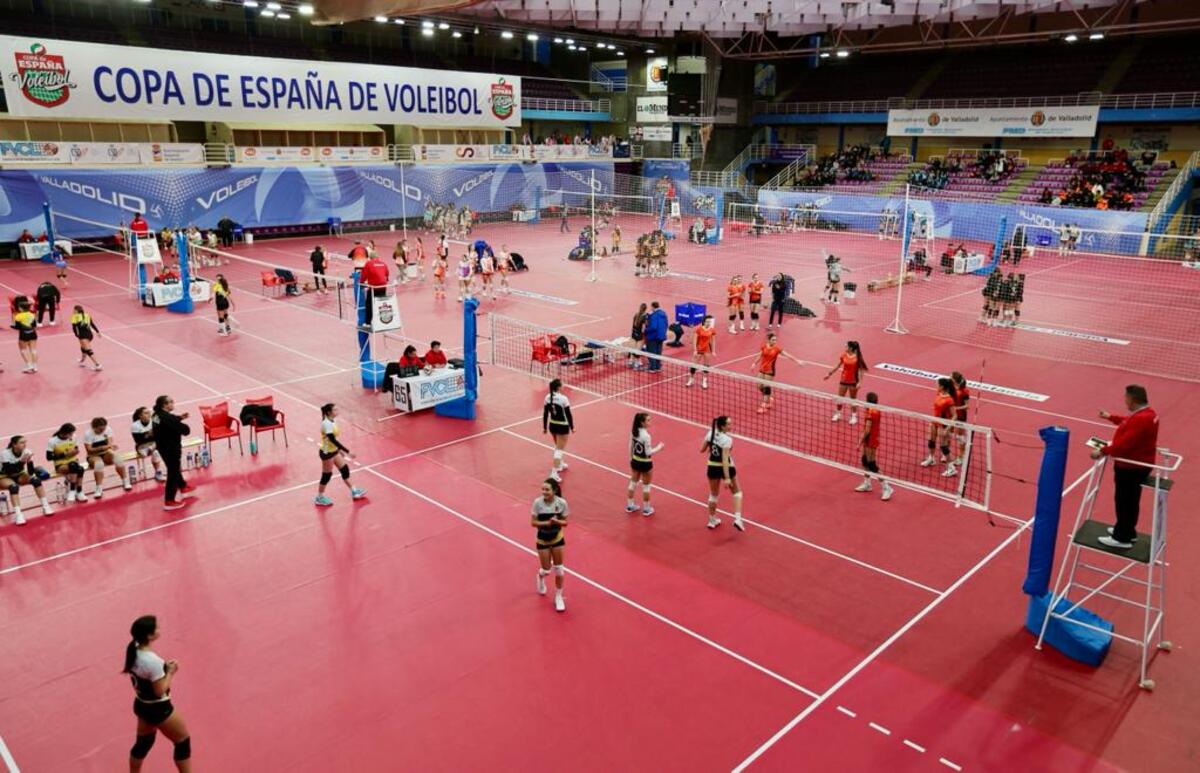 Primera jornada de la Copa de España de voleibol en Valladolid.  / El Día de Valladolid