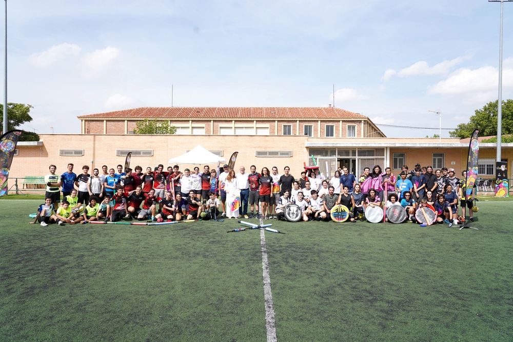 Exhibición previa a la II edición del Torneo de Jugger de Fiestas de Valladolid  / MIRIAM CHACÓN / ICAL