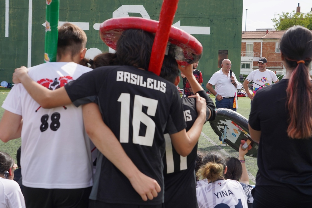 Exhibición previa a la II edición del Torneo de Jugger de Fiestas de Valladolid  / MIRIAM CHACÓN / ICAL