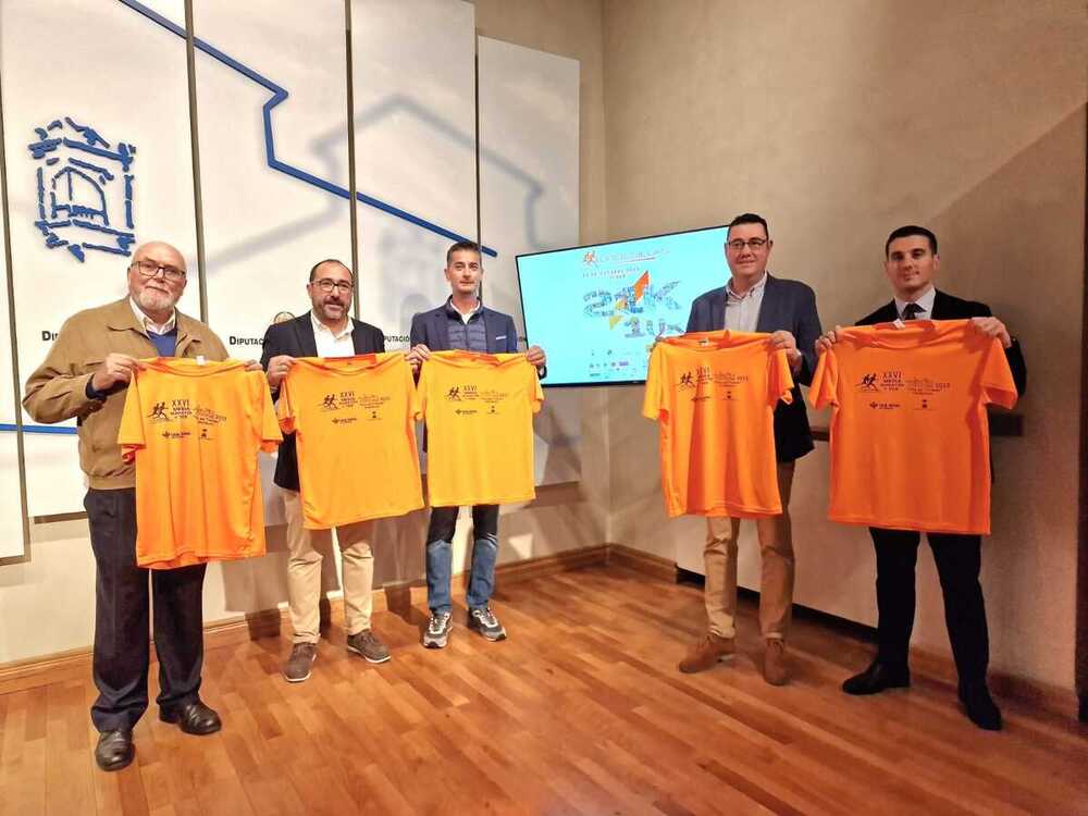 Imagen de la presentación de la Media Maratón de Tordesillas.