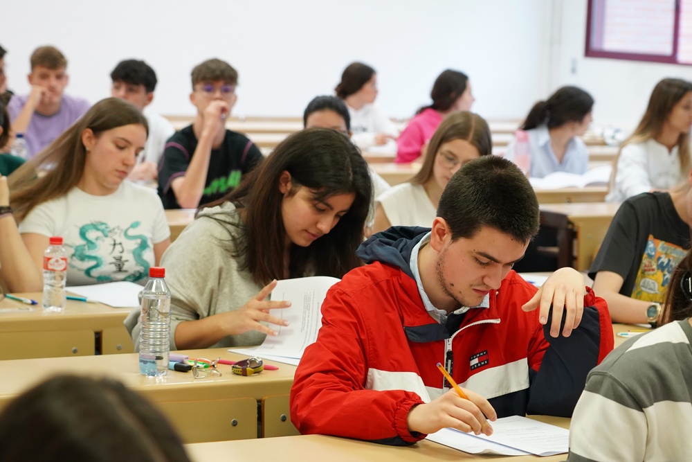 Pruebas de Evaluación de Acceso a la Universidad, EBAU 2023 en Valladolid  / RUBÉN CACHO / ICAL