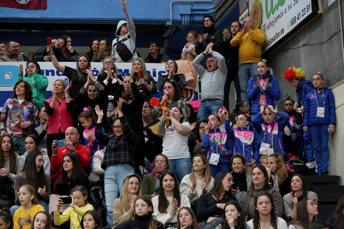 Imagen del Campeonato de España de GR de conjuntos.  / MONTSE.ALVAREZ