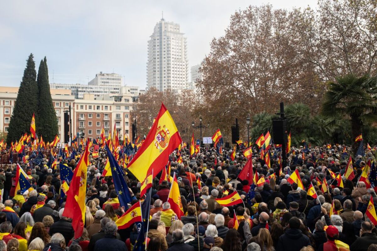 El PP celebra un acto contra la amnistía en Madrid  / ALEJANDRO MARTÍNEZ VÉLEZ