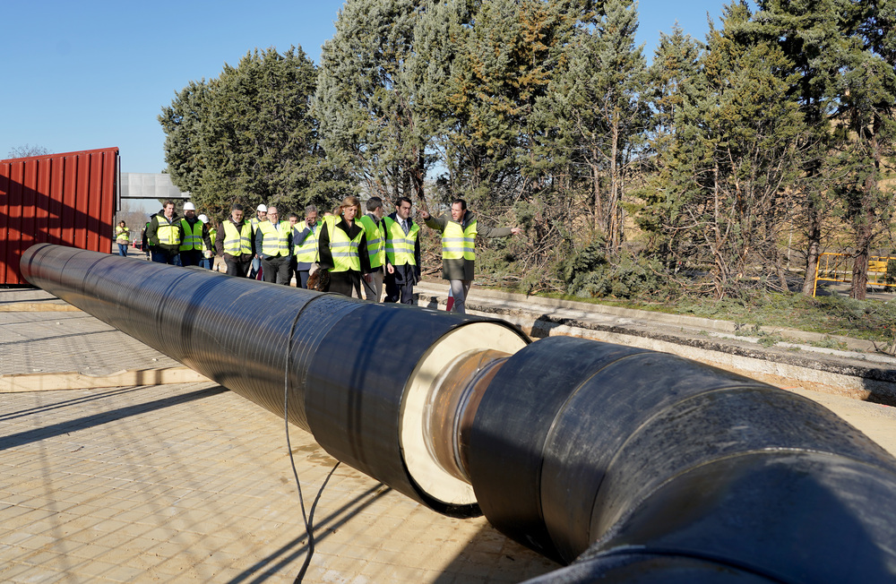 Obras de la red de calor sostenible 'Valladolid-Oeste'  / LETICIA PÉREZ / ICAL