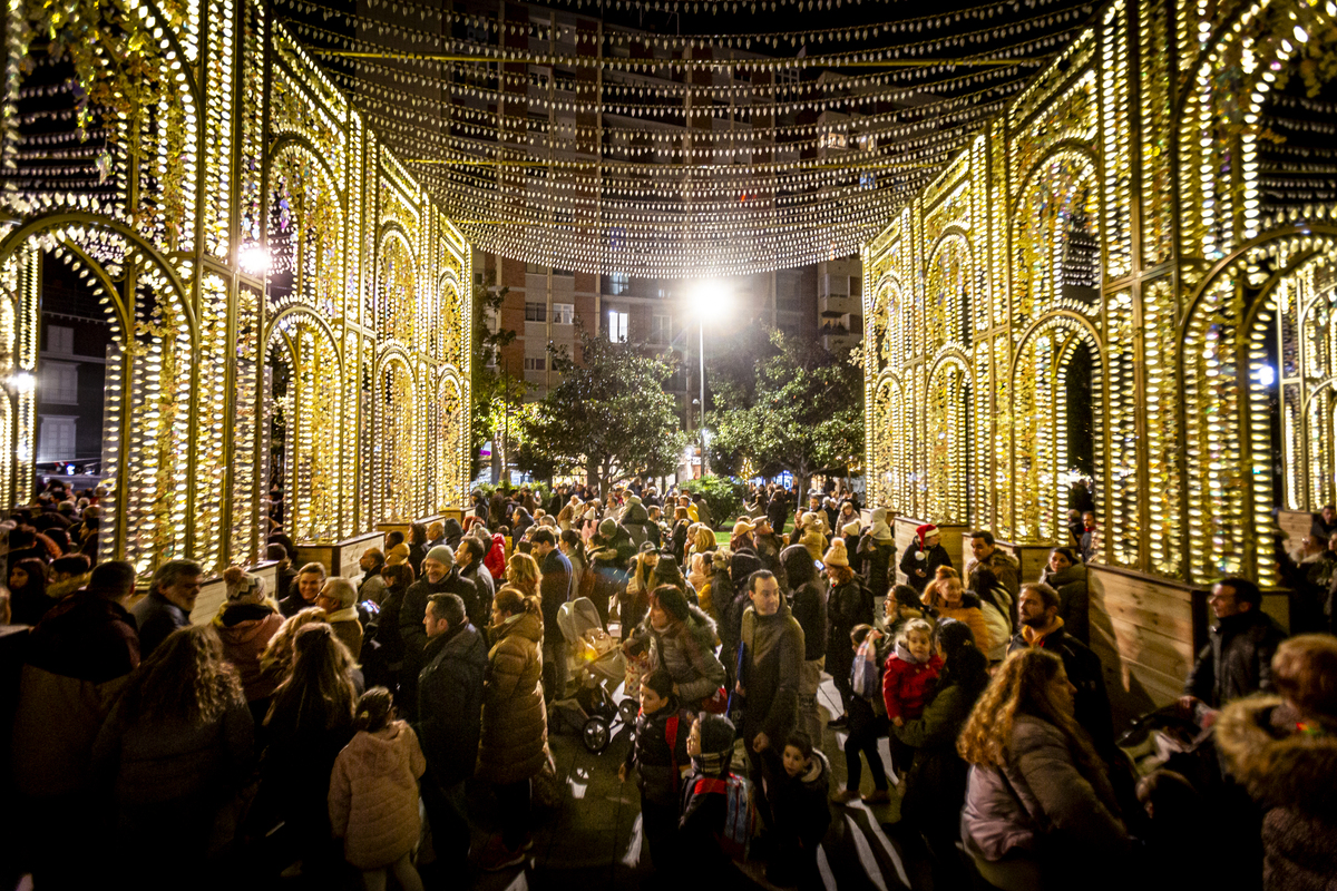 Encendido de las luces de Navidad.  / JONATHAN TAJES