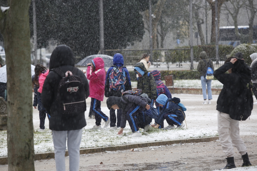 Nevada en Valladolid.