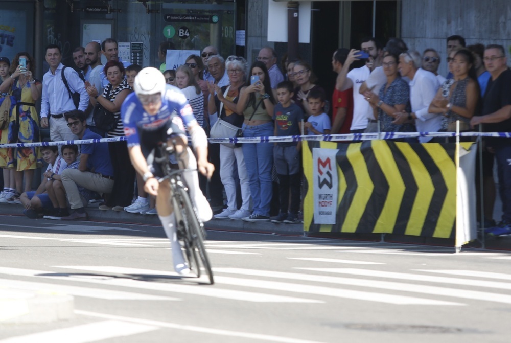 X etapa de la Vuelta Ciclista a España, con una contrarreloj por las calles de Valladolid.  / J.T.