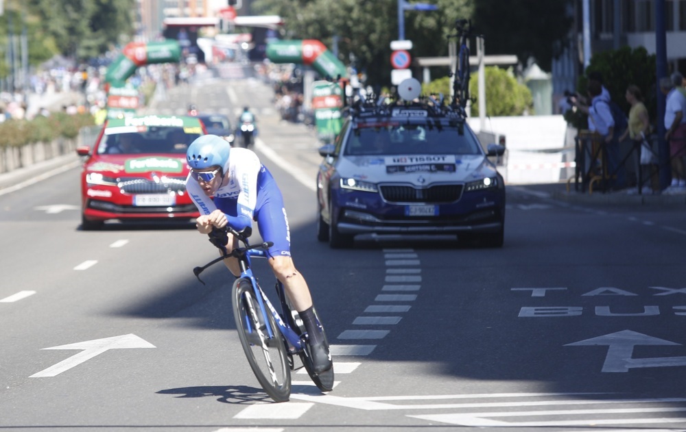 X etapa de la Vuelta Ciclista a España, con una contrarreloj por las calles de Valladolid.  / J.T.