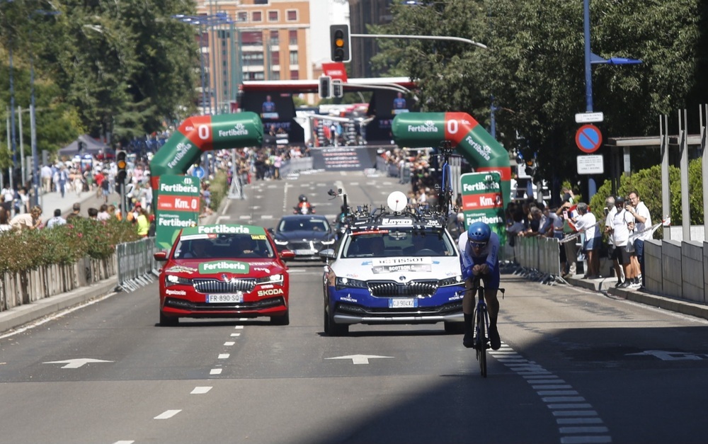 X etapa de la Vuelta Ciclista a España, con una contrarreloj por las calles de Valladolid.  / J.T.