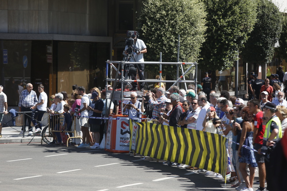 X etapa de la Vuelta Ciclista a España, con una contrarreloj por las calles de Valladolid.  / J.T.