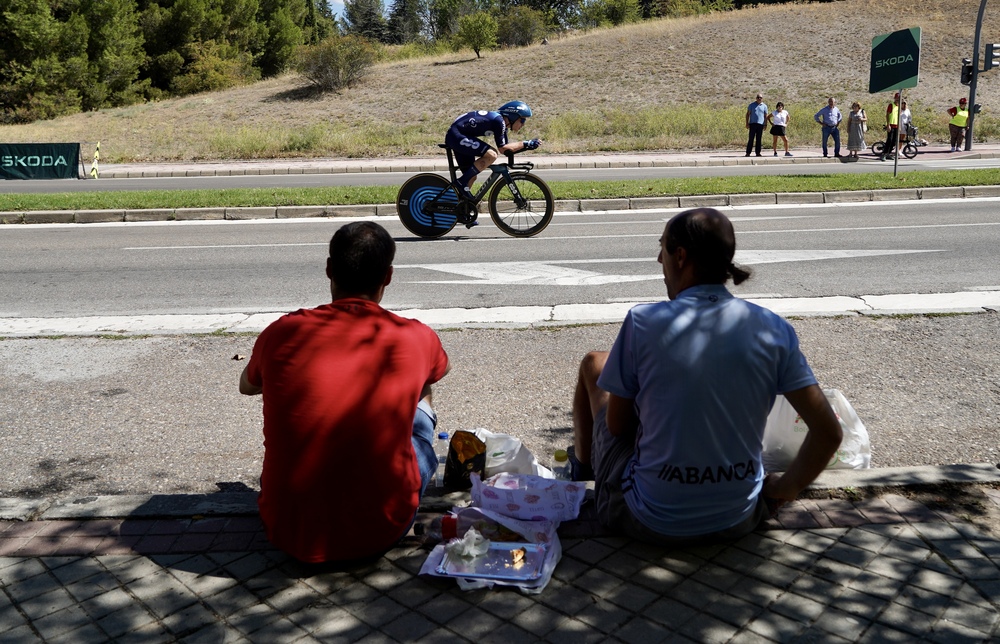 X etapa de la Vuelta Ciclista a España, con una contrarreloj por las calles de Valladolid  / LETICIA PÉREZ / ICAL