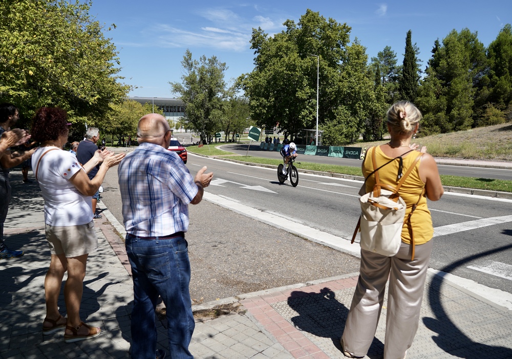 X etapa de la Vuelta Ciclista a España, con una contrarreloj por las calles de Valladolid  / LETICIA PÉREZ / ICAL