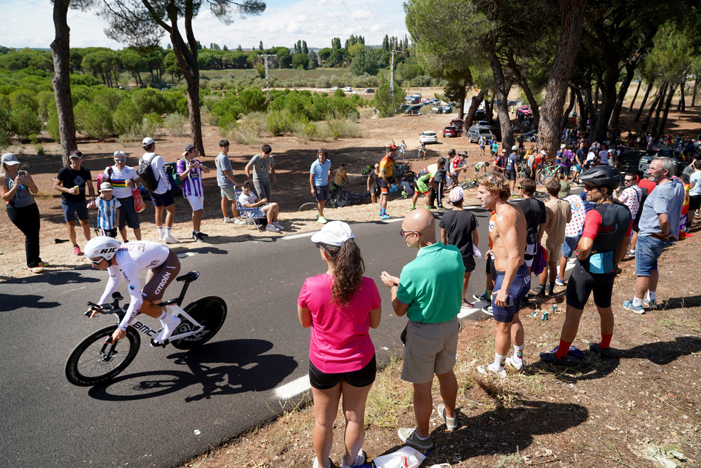 X etapa de la Vuelta Ciclista a España, con una contrarreloj por las calles de Valladolid  / LETICIA PÉREZ / ICAL